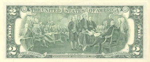 John Trumbull-Declaration of Independence-$2