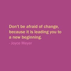... because it is leading you to a new beginning. — Joyce Meyer #quote