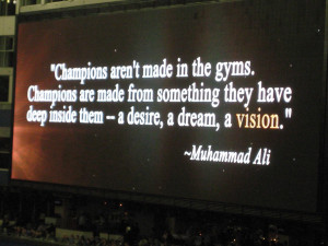 Love this quote that kicked off a great video montage.