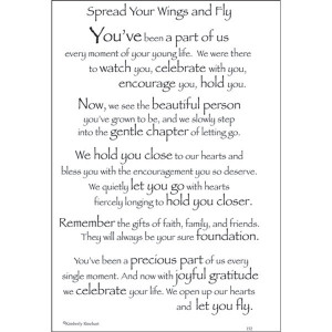 spread your wings and fly