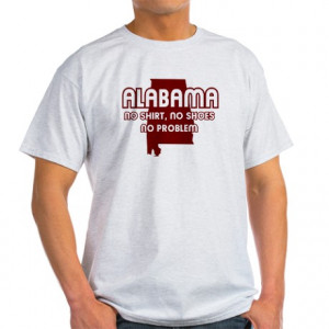ALABAMA SHIRT, FUNNY ALABAMA Ash Grey T-Shirt