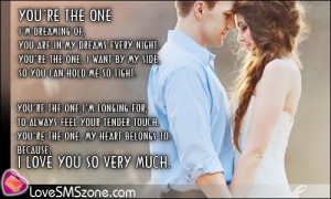 Love Quotes – You’re the one
