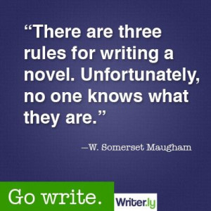 10 Shareable, Funny Writing QuotesThree Rules, Funny Writing Quotes ...