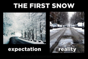 funny quotes about snow cute