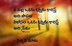 Telugu , Telugu Quotes 08:17
