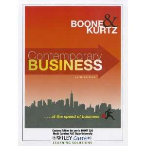 Boone and Kurtz Contemporary Business