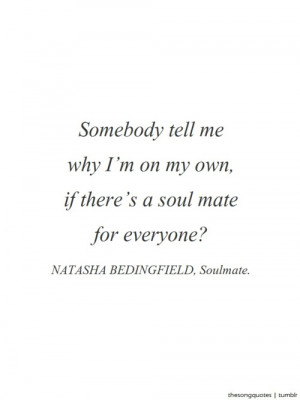 Natasha Bedingfield, Soulmate.LISTEN TO AUDIO.Submitted by: yoo ...
