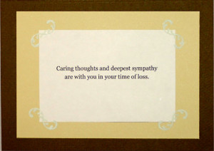 sympathy card verse