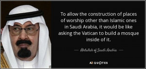 QUOTES FROM ABDULLAH OF SAUDI ARABIA | A-Z Quotes