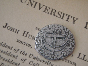 ... quote . silver anchor golf ball marker for him . julius caesar quote