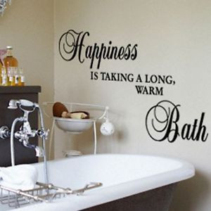... about Bathroom QUOTE New graphic Wall Sticker Decal homestyle shower