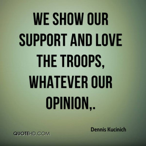 Love Support Quotes we Show Our Support And Love