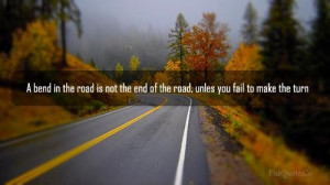 End of the road quote