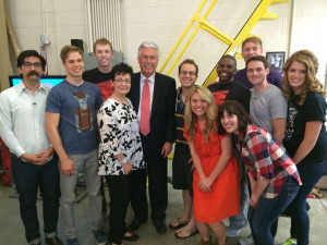 President Dieter F Uchtdorf and his wife Harriet visited the cast of # ...