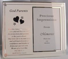 Godparent Poems Or Sayings | Godparents by Gifted Memories More
