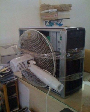 Funny Fail PC Cooling Fan
