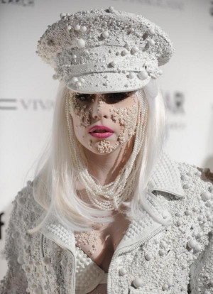 Singer Lady Gaga arrives at the amfAR (American Foundation for AIDS ...