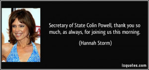 Hannah Storm Quote