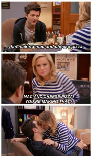 Mac and Cheese Pizza - Parks and Recreation
