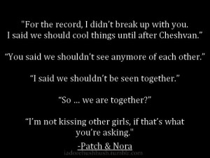 Patch and Nora (Hush Hush Saga)