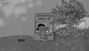 Charlie Brown gets therapy
