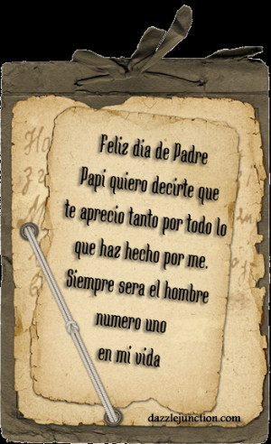 Fathers day quotes in Spanish #6