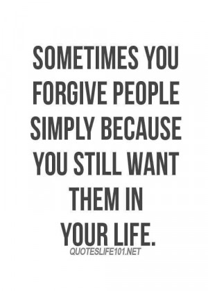 Forgiving People