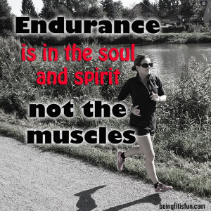 ... Motivation Quote #13 – Endurance is in the soul and spirit