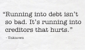 Funny quotes on debt