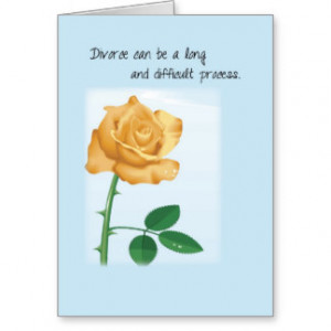 Divorce Support, Religious, Christian, Rose Greeting Cards