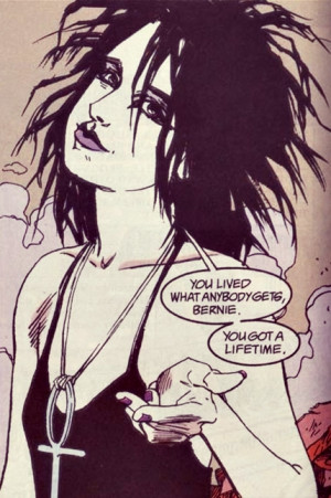 YOU GOT A LIFETIME. The famous Death quote that is incorporated into ...