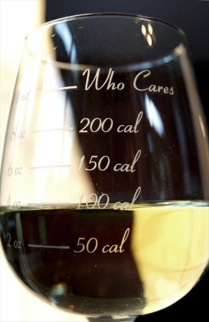 Funny wine glass
