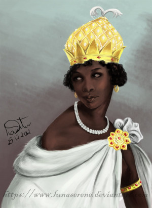 Queen Nzinga Mbandi by lunaSerene