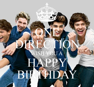 One Direction Happy Birthday