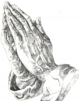 ... touching story about DURERS Praying Hands that is circulated widely