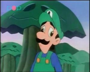 here s a funny pic on luigi in the yoshi shuffle