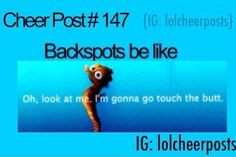 back spot cheer quotes