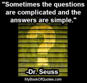 Seuss Questions And Answers Fabulous Quotes