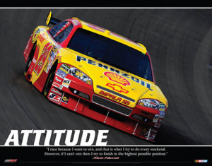 Kevin Harvick ATTITUDE Motivational NASCAR Poster - 2009 #29 Pennzoil ...
