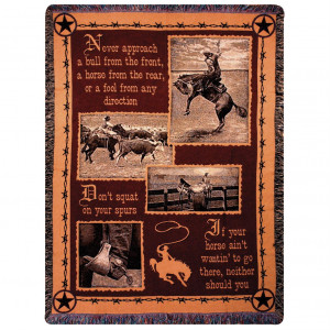 Manual Woodworkers and Weavers, Inc. Quotes Tapestry Tapestry Throw