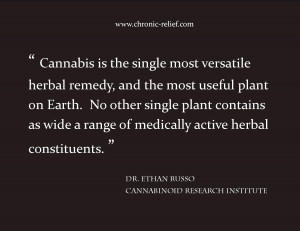 Dr. Ethan Russo Quote on Cannabis