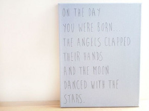 Baby Nursery Canvas, Baby Quotes & Sayings, Modern Baby Room Decor ...
