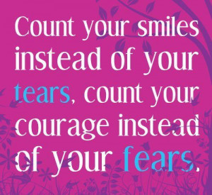 Count Your Smiles Instead #quotes