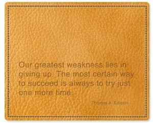 Buy Allthingscustomized Thomas Edison Quote Mousepad at Rs. 219.00 ...