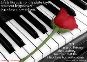 Life is like a piano(: