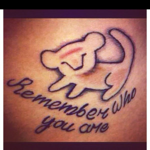 cool tattoo & lion king quote