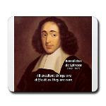 Spinoza Ethics Philosophy Mousepad