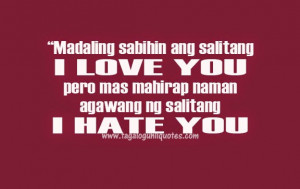 Quotes About Love Tagalog