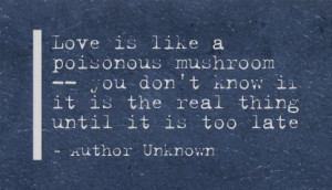 ... quotespictures.com/love-is-like-a-poisnous-mushroom-break-up-quote