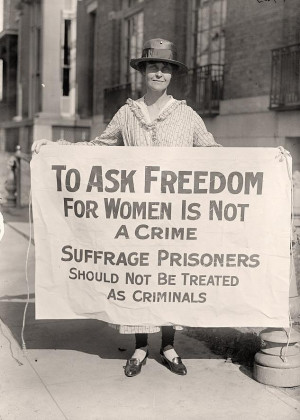 Woman Suffrage Pickets
